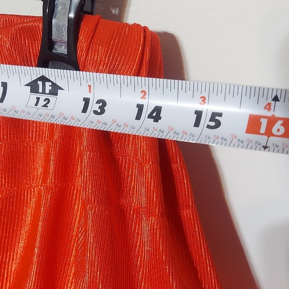 Hell Bunny Vibrant Red Layered Ruffled Penelope Petticoat Midi Skirt - Picture 9 of 12